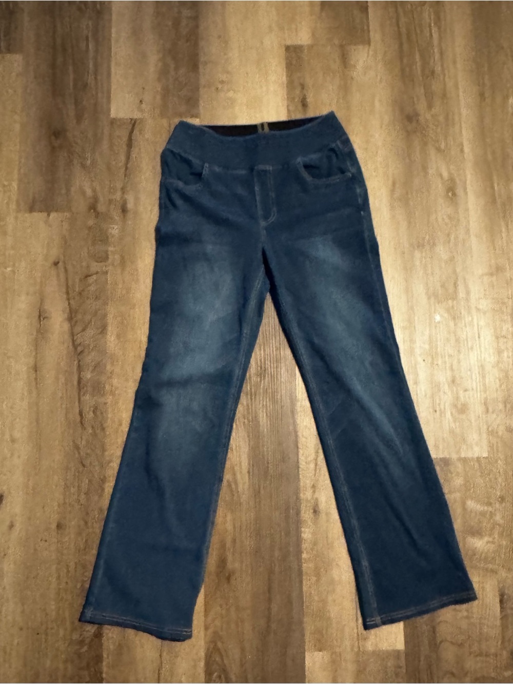Halara Women's Dark Blue Pull-On Stretch Jeans